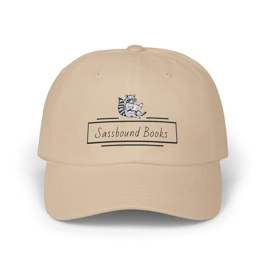 Classic Dad Cap with Raccoon Design - Perfect for Book Lovers