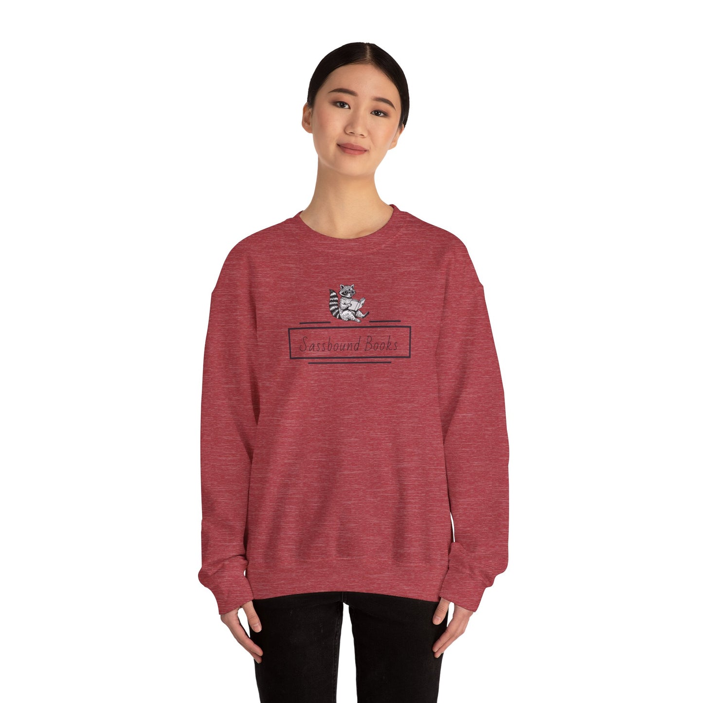 Sassbound Books Sweatshirt w/ Black Logo