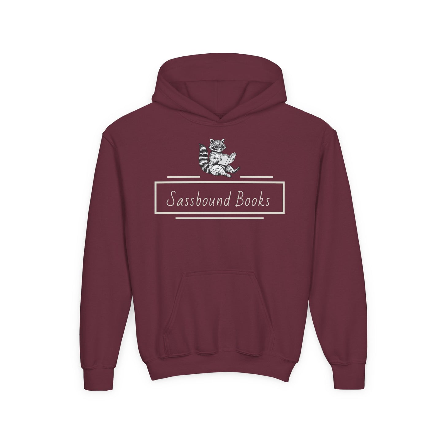 Sassbound Books Youth Hoodie - Cozy Literary Apparel for Young Readers