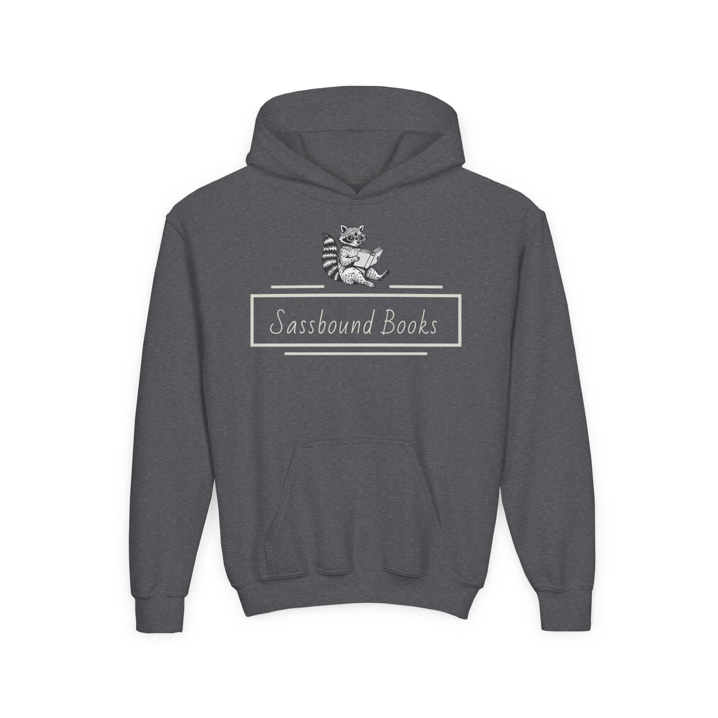 Sassbound Books Youth Hoodie - Cozy Literary Apparel for Young Readers