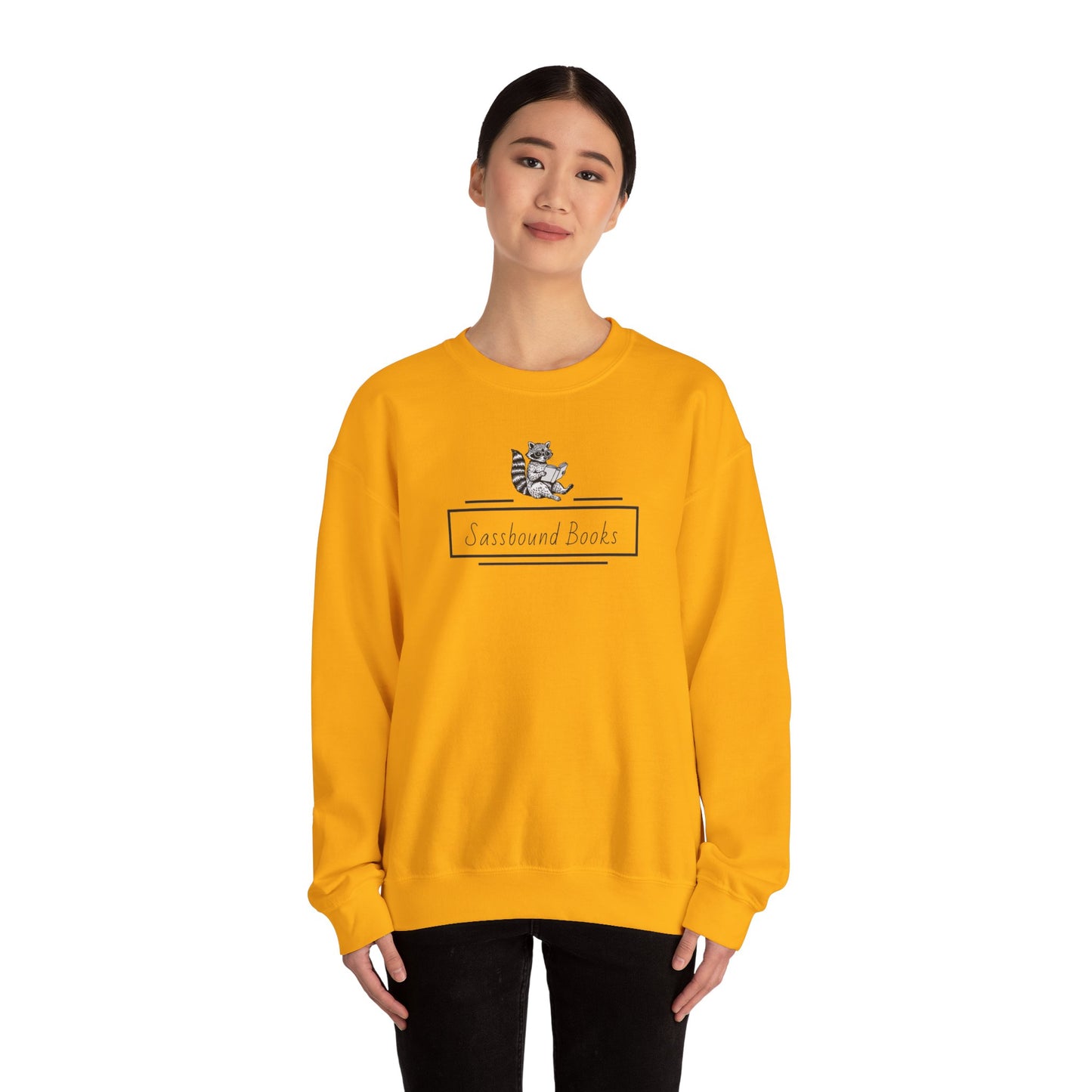 Sassbound Books Sweatshirt w/ Black Logo