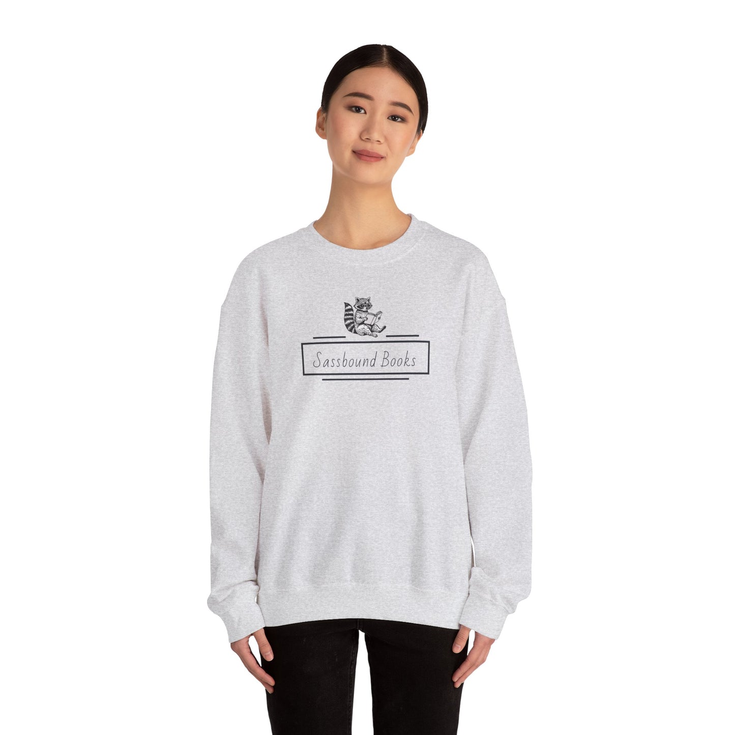 Sassbound Books Sweatshirt w/ Black Logo