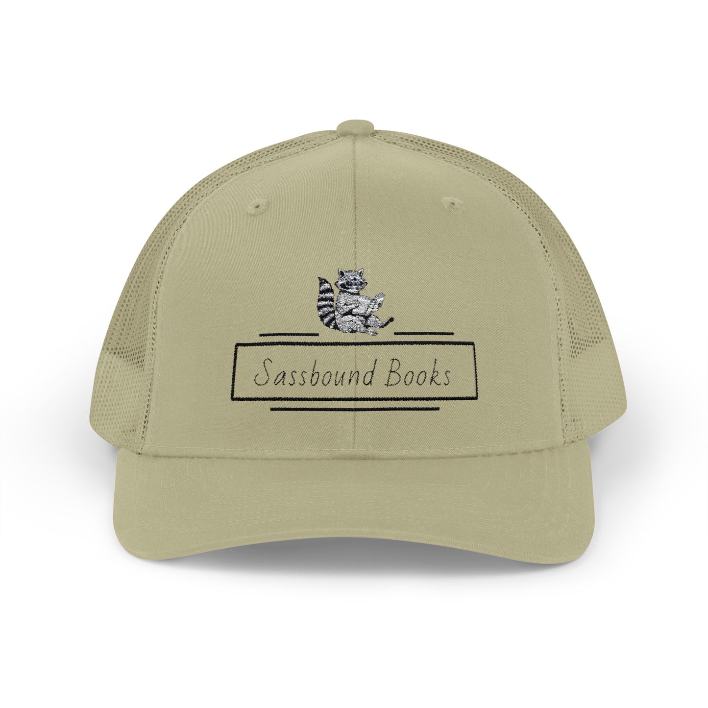 Sassbound Books Snapback Trucker Cap - Trendy Racoon Lover's Hat