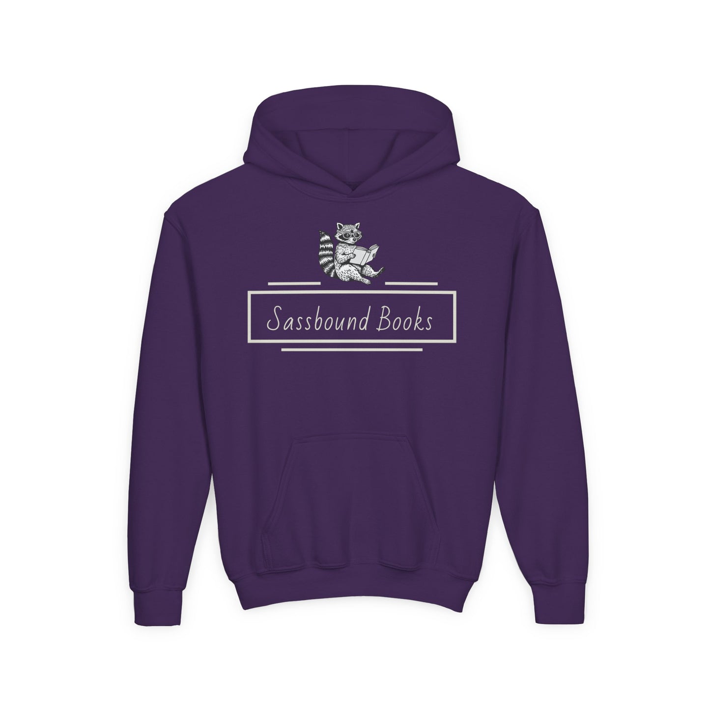 Sassbound Books Youth Hoodie - Cozy Literary Apparel for Young Readers
