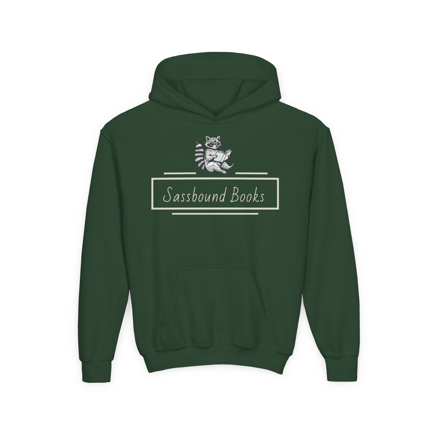 Sassbound Books Youth Hoodie - Cozy Literary Apparel for Young Readers