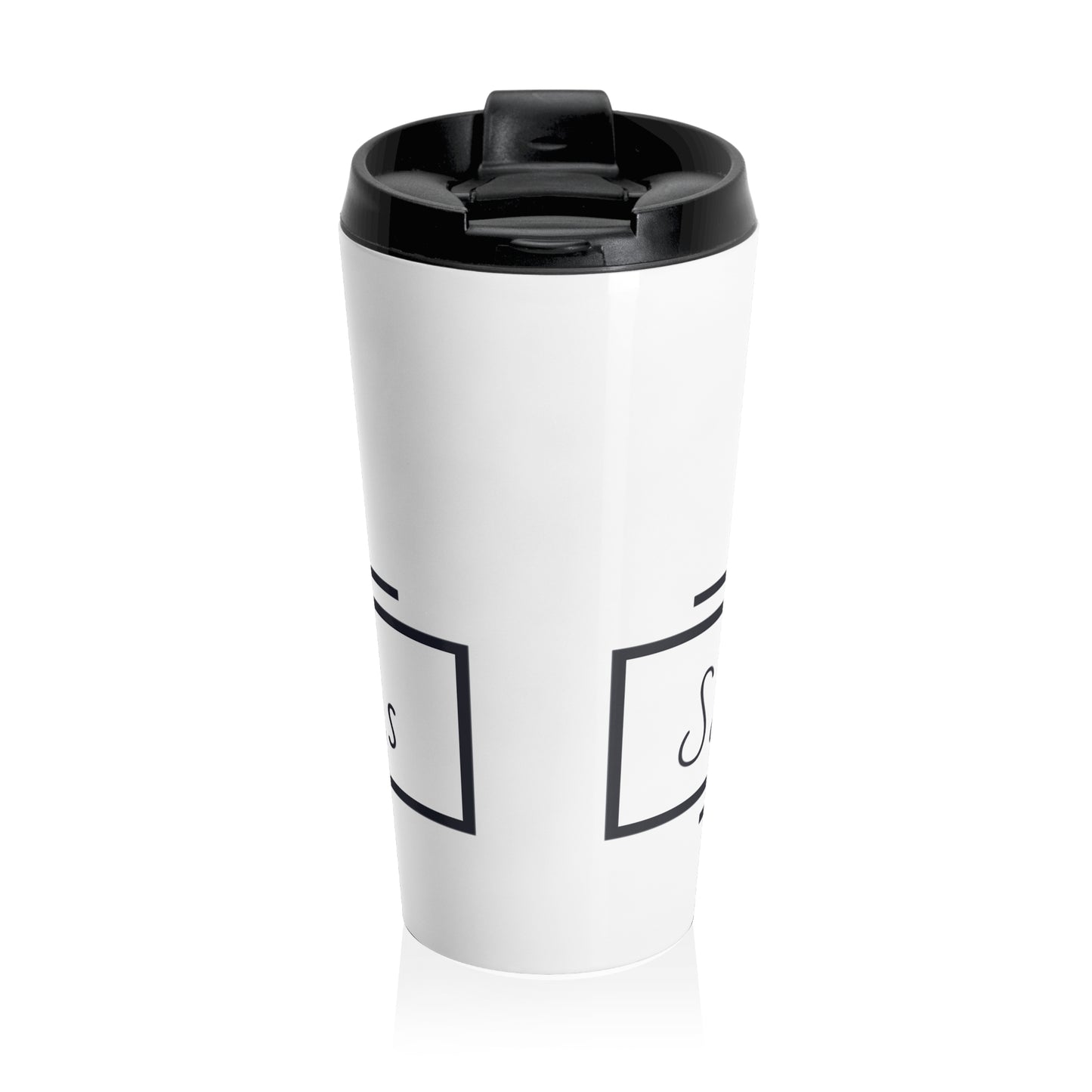 Raccoon Reading Stainless Steel Travel Mug - Perfect Gift for Book Lovers