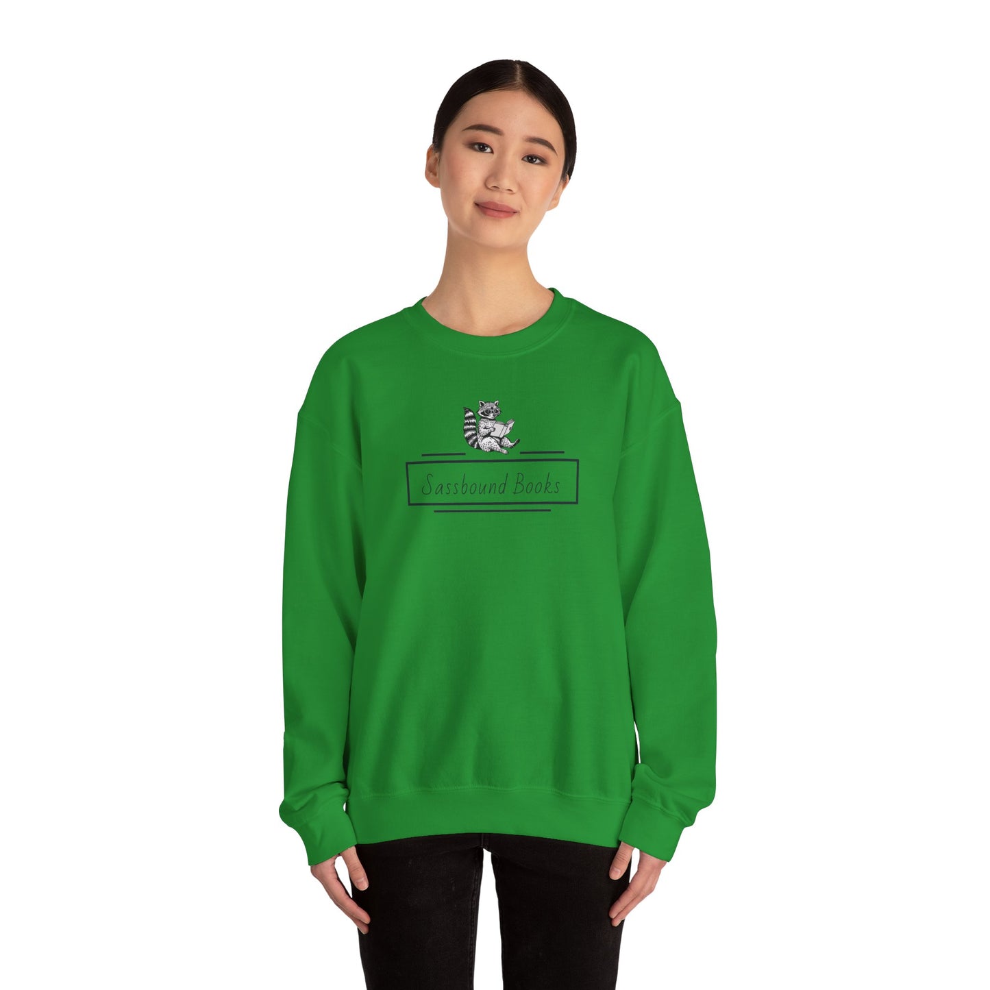 Sassbound Books Sweatshirt w/ Black Logo