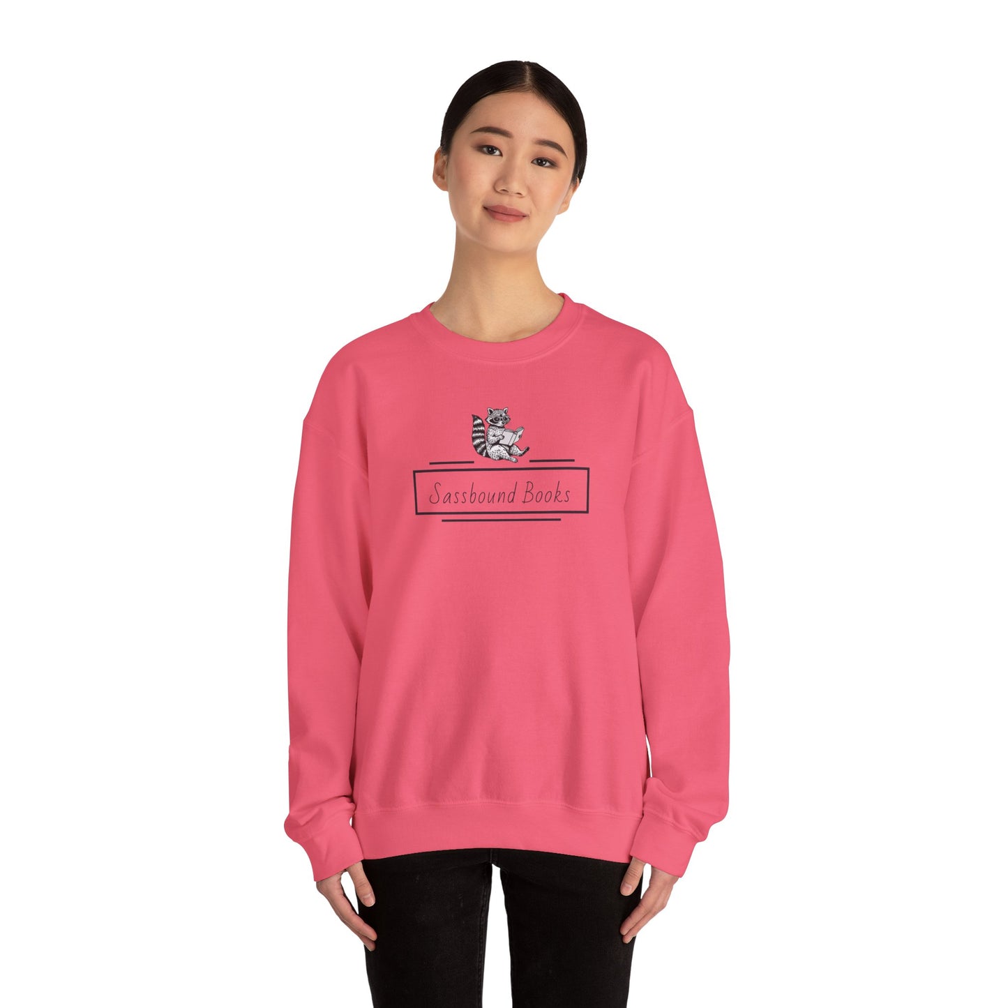 Sassbound Books Sweatshirt w/ Black Logo