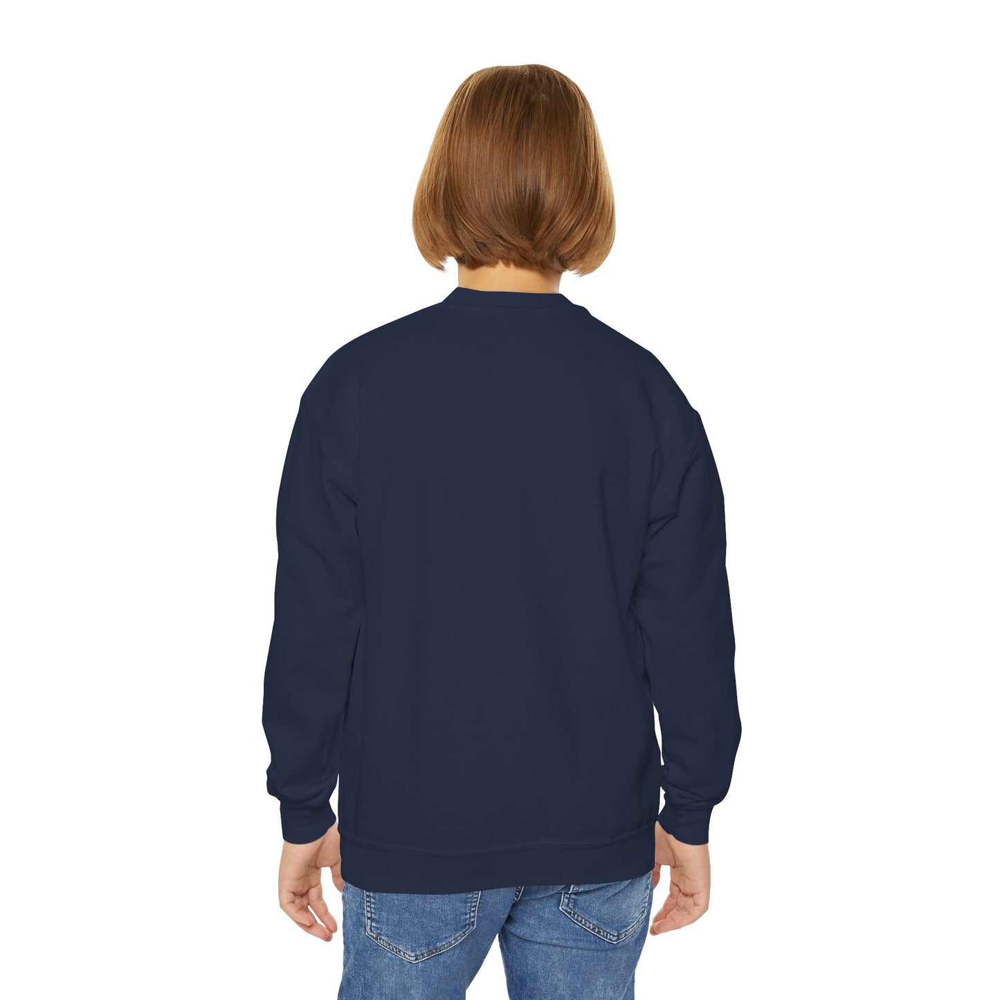 Sassbound Books Youth Crewneck Sweatshirt - Cozy & Playful Gift for Young Readers