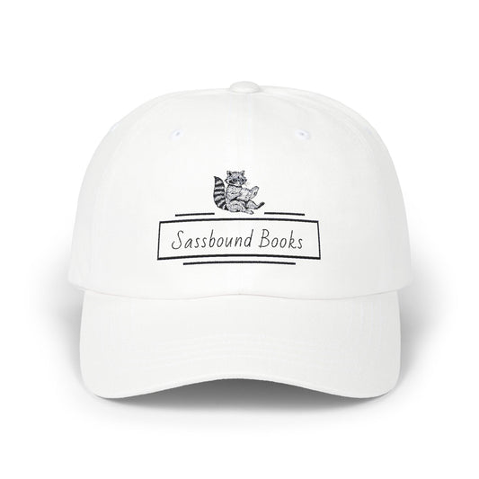 Classic Dad Cap with Raccoon Design - Perfect for Book Lovers
