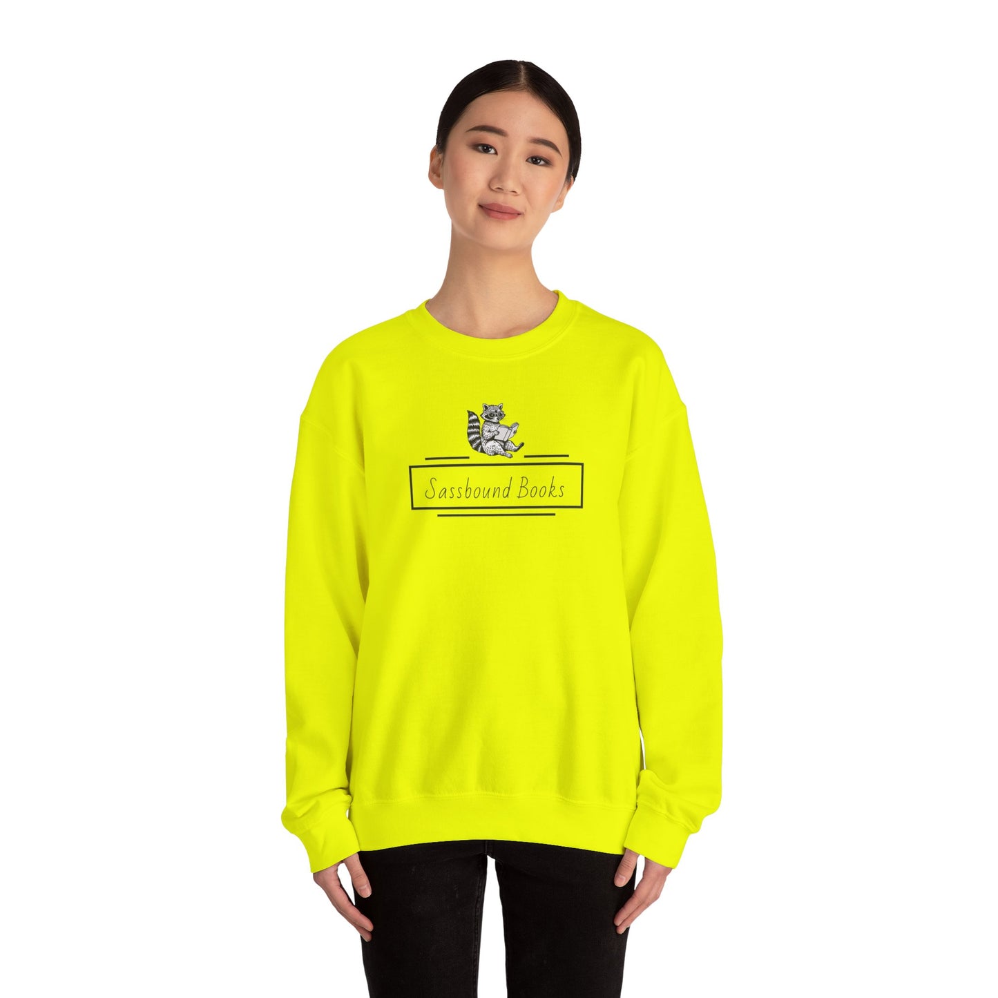 Sassbound Books Sweatshirt w/ Black Logo