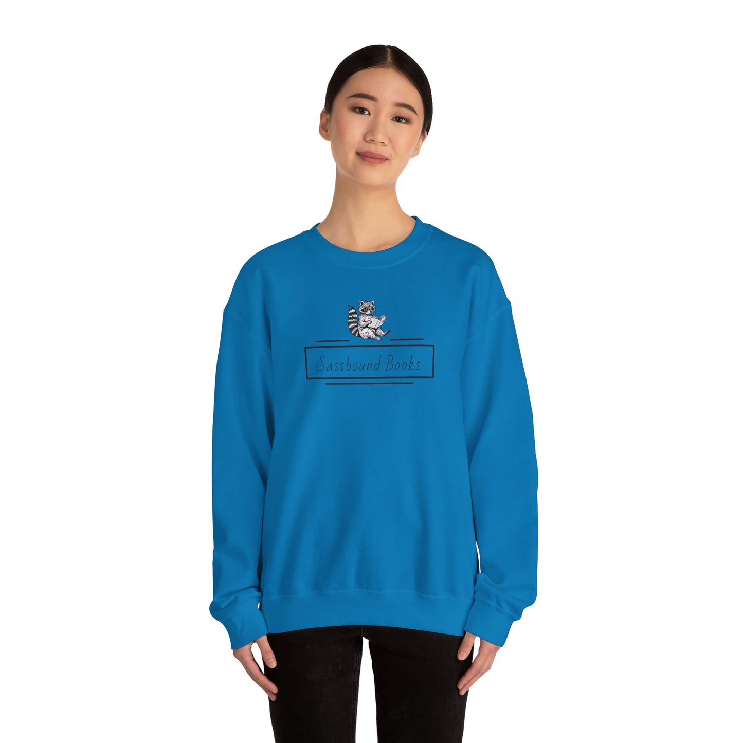 Sassbound Books Sweatshirt w/ Black Logo