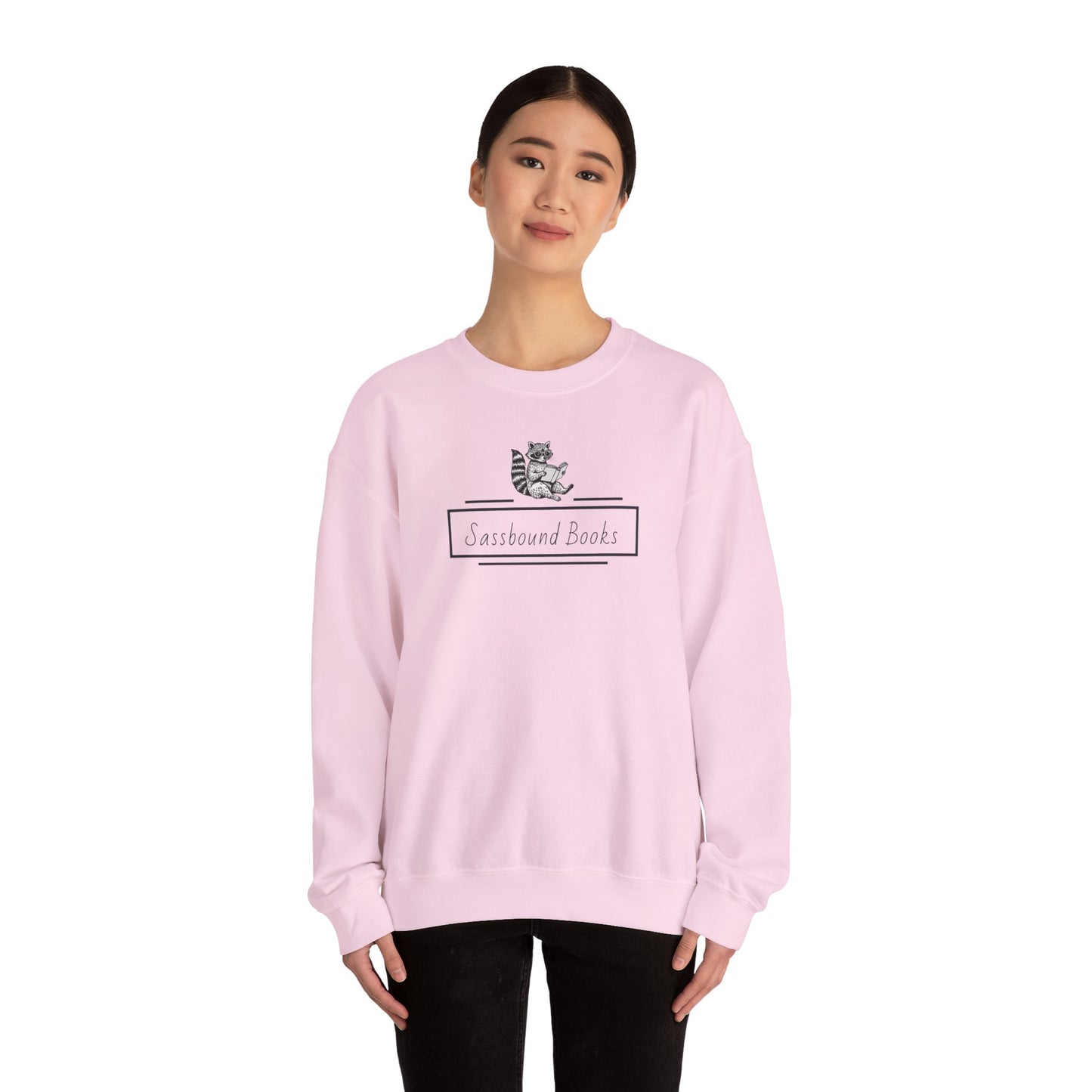 Sassbound Books Sweatshirt w/ Black Logo