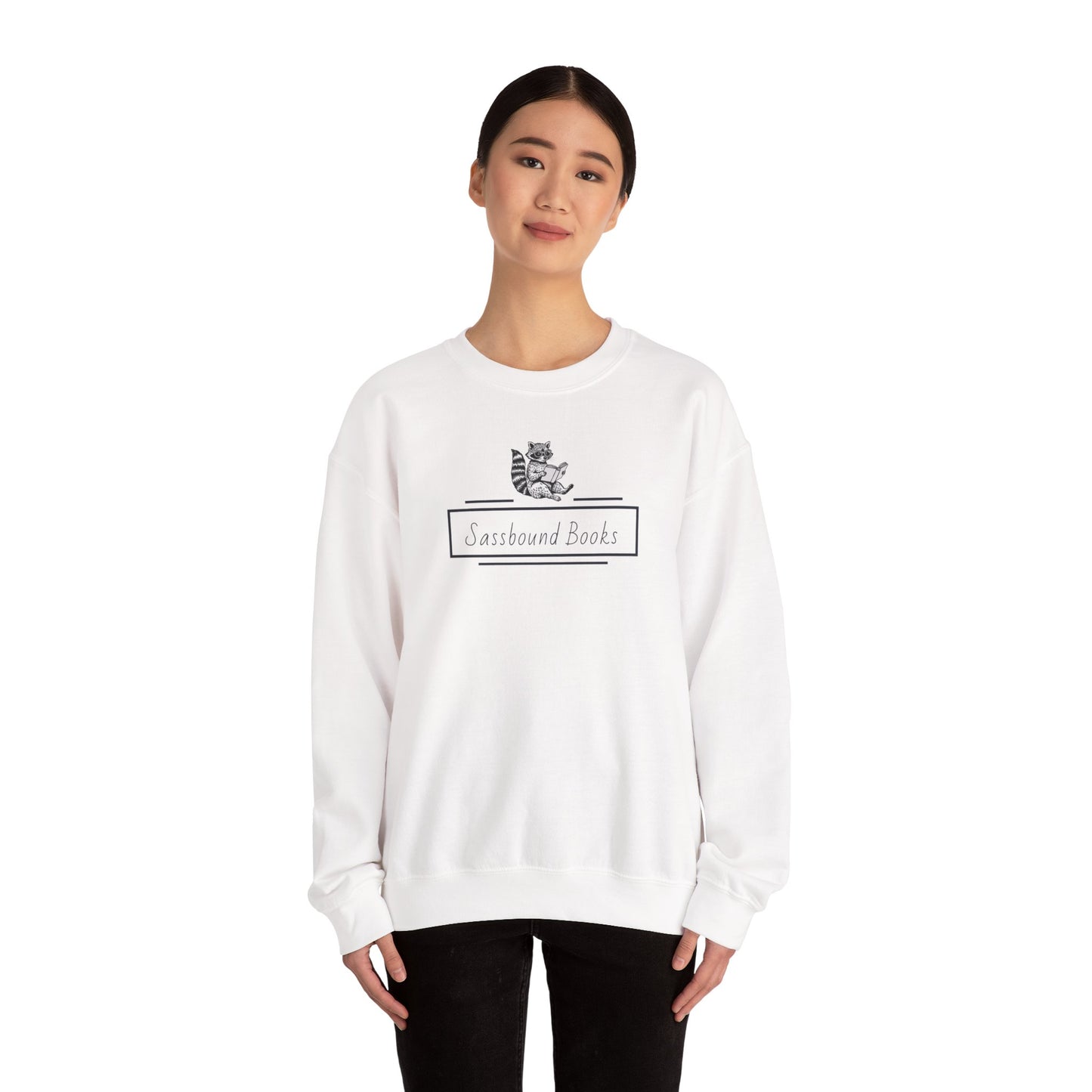 Sassbound Books Sweatshirt w/ Black Logo