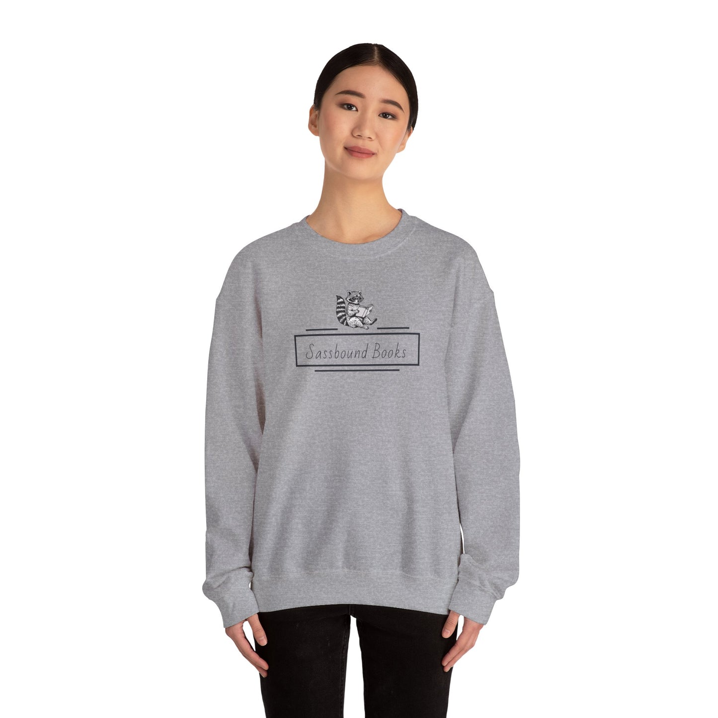 Sassbound Books Sweatshirt w/ Black Logo