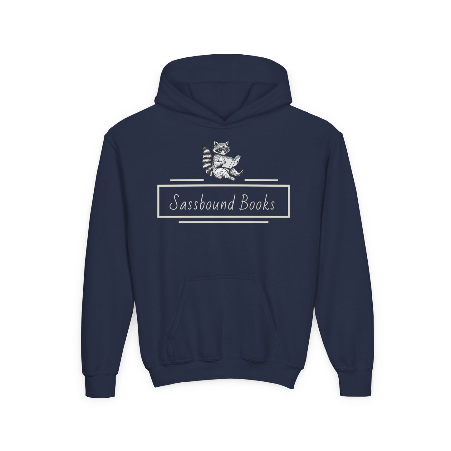 Sassbound Books Youth Hoodie - Cozy Literary Apparel for Young Readers