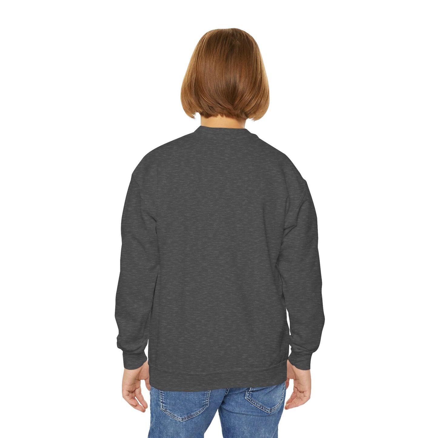 Sassbound Books Youth Crewneck Sweatshirt - Cozy & Playful Gift for Young Readers