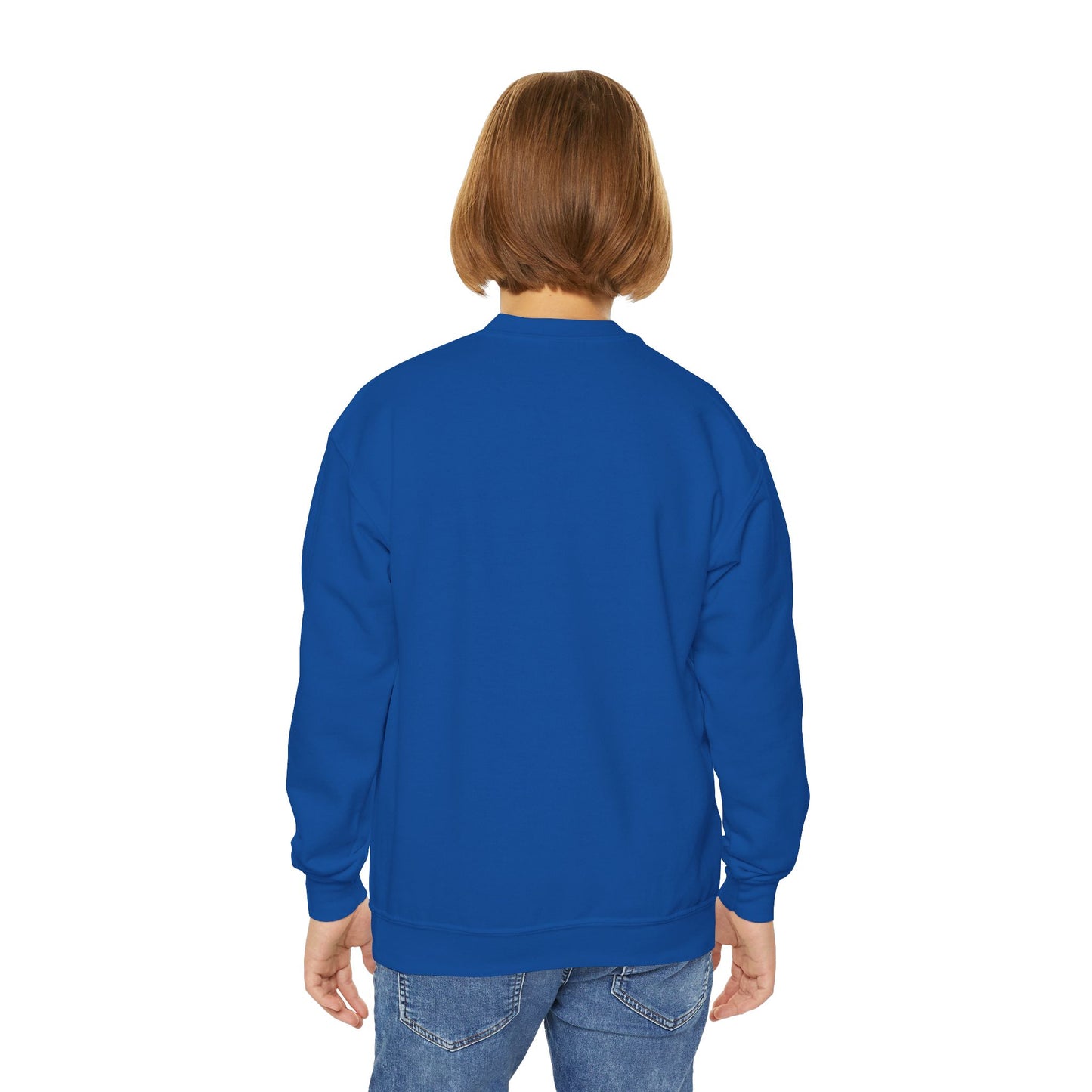 Sassbound Books Youth Crewneck Sweatshirt - Cozy & Playful Gift for Young Readers