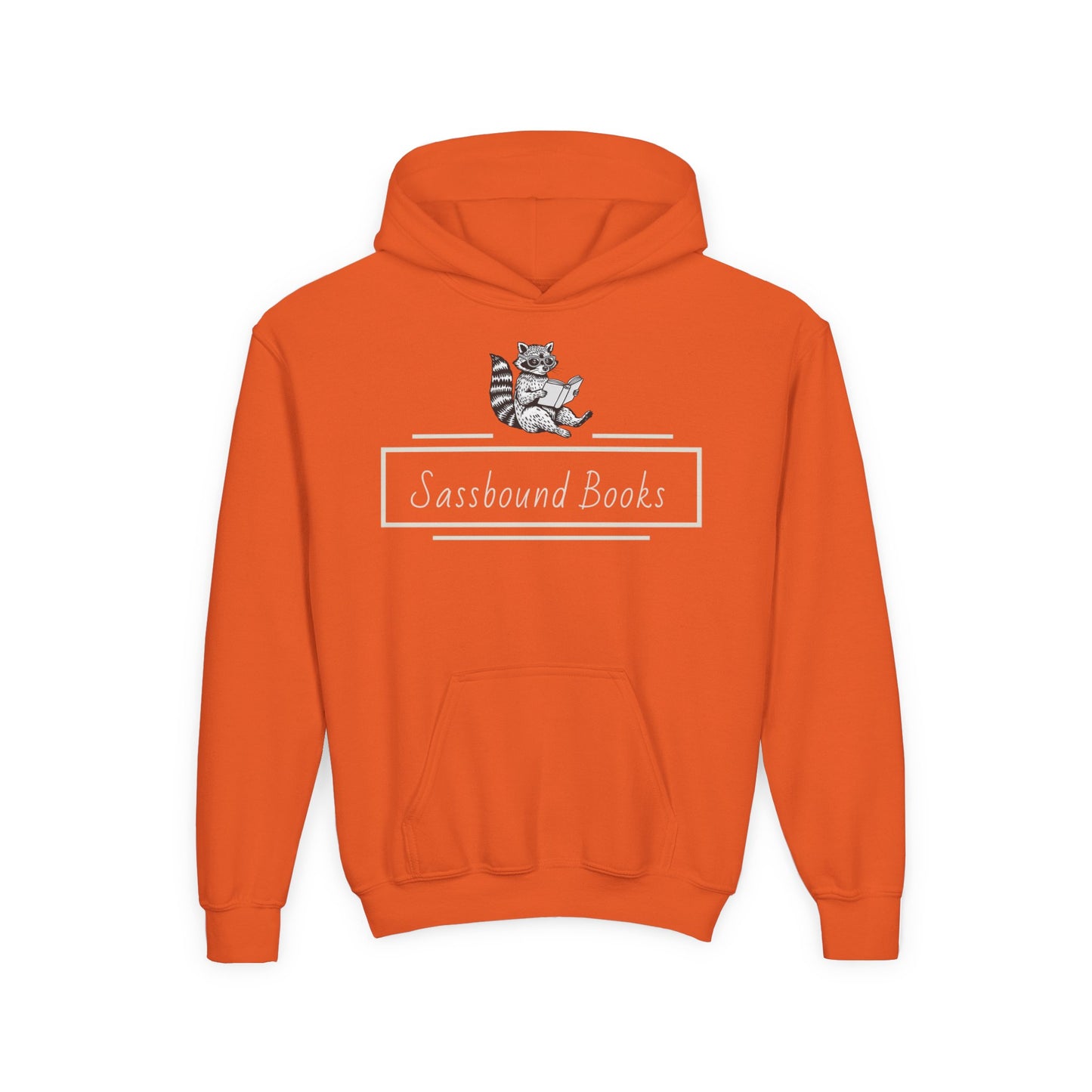 Sassbound Books Youth Hoodie - Cozy Literary Apparel for Young Readers
