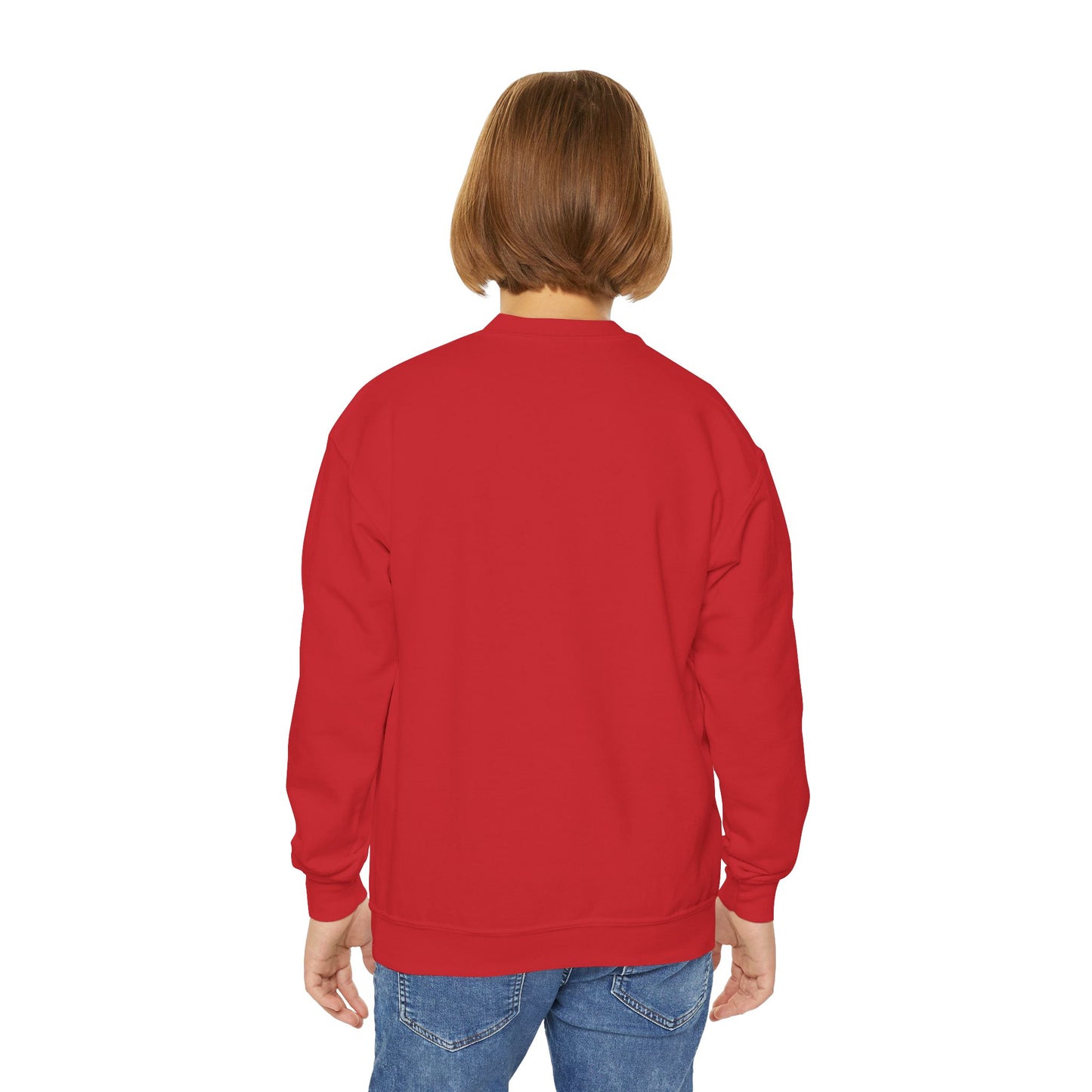 Sassbound Books Youth Crewneck Sweatshirt - Cozy & Playful Gift for Young Readers