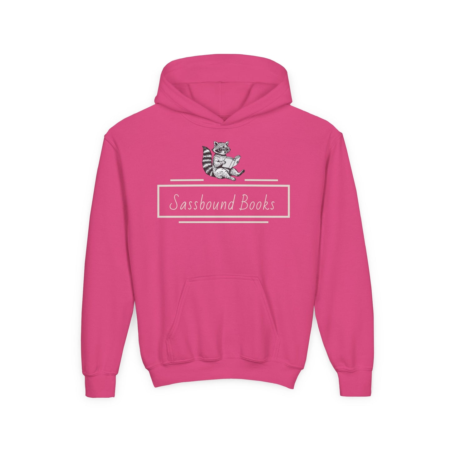 Sassbound Books Youth Hoodie - Cozy Literary Apparel for Young Readers