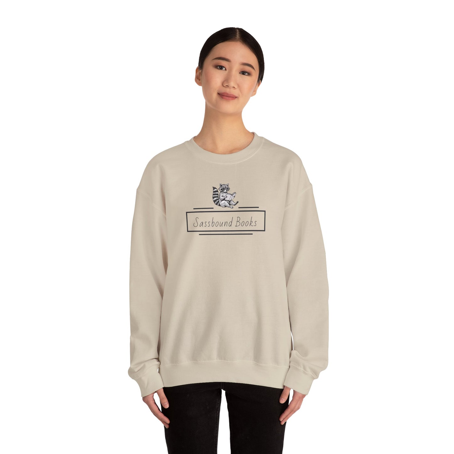 Sassbound Books Sweatshirt w/ Black Logo