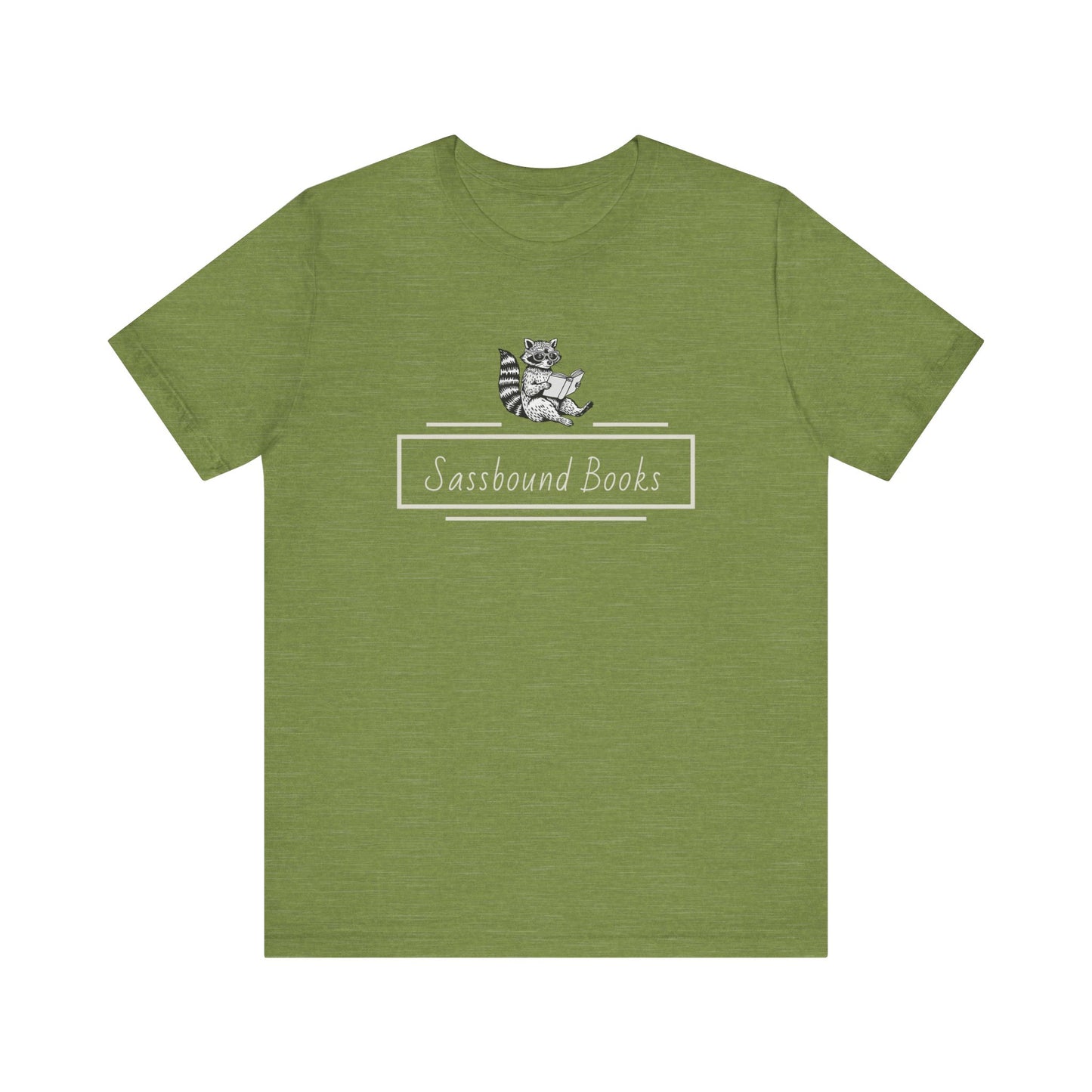 Sassbound Books Raccoon Tee - Unisex Short Sleeve Bella & Canvas T-Shirt