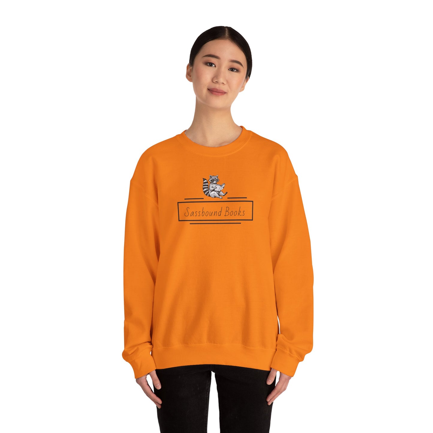 Sassbound Books Sweatshirt w/ Black Logo