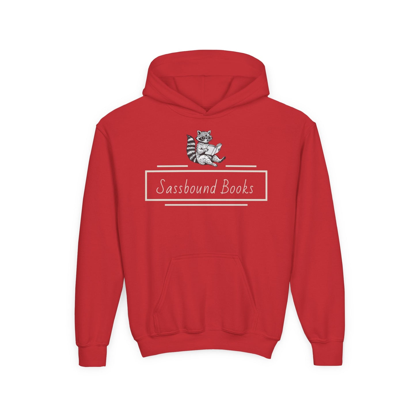 Sassbound Books Youth Hoodie - Cozy Literary Apparel for Young Readers