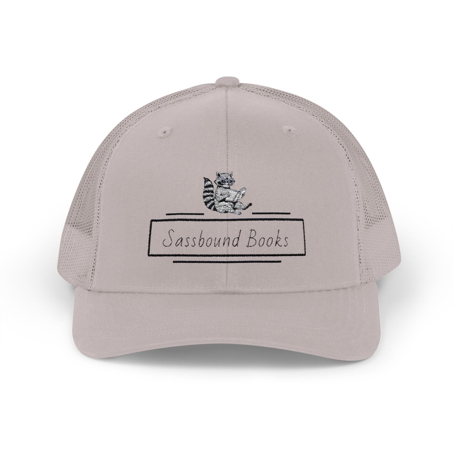 Sassbound Books Snapback Trucker Cap - Trendy Racoon Lover's Hat