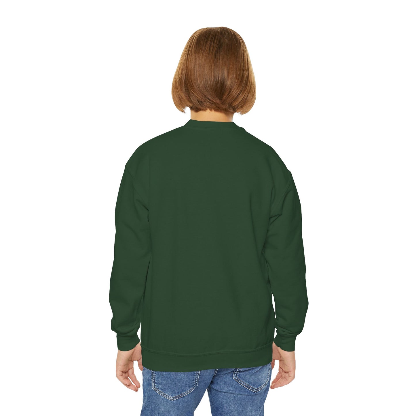 Sassbound Books Youth Crewneck Sweatshirt - Cozy & Playful Gift for Young Readers